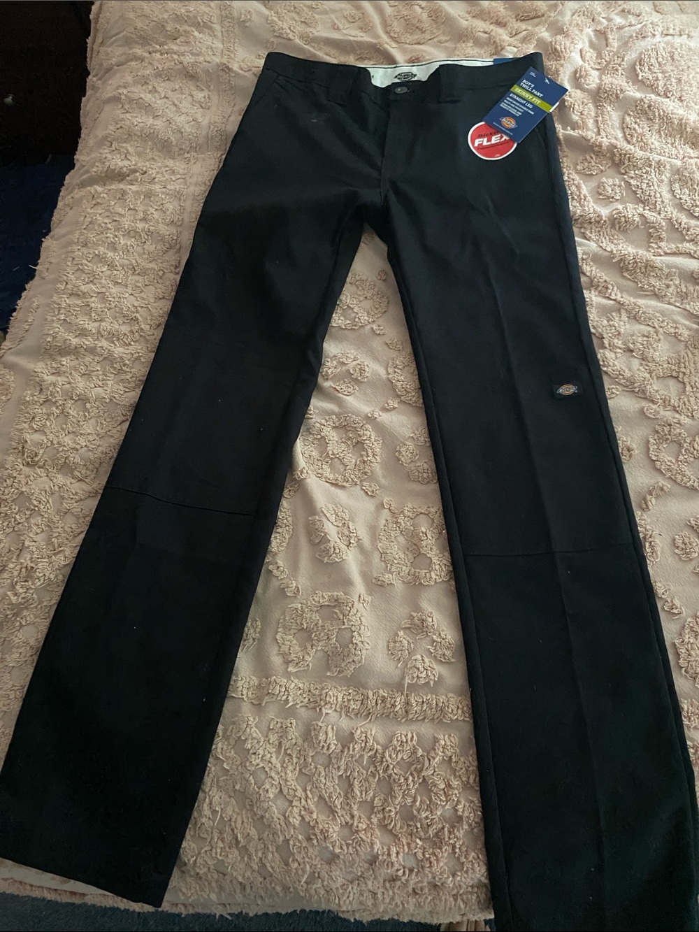 Dickies Boys Black Straight Leg Pants